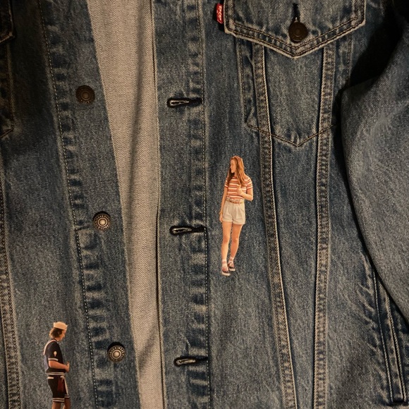 Stranger things X Levi’s denim jacket collab NEW - Picture 3 of 6